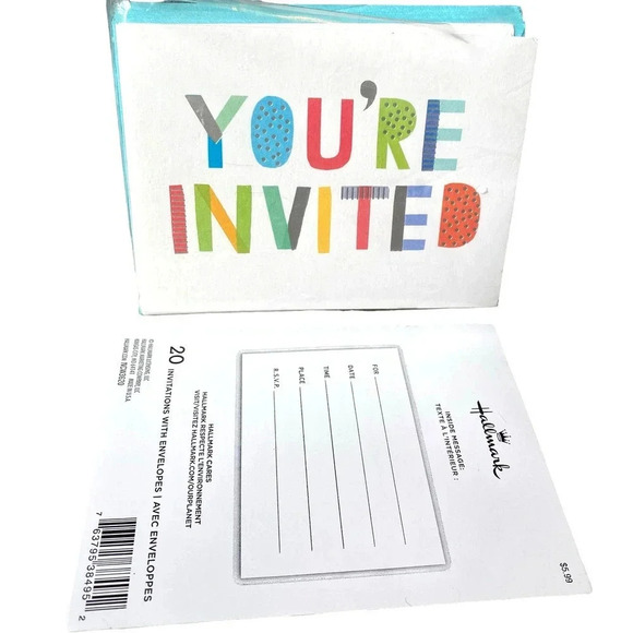 Hallmark Other - Hallmark Invitations Cards You’re Invited Bundle 40 Cards Total Brand New Cards